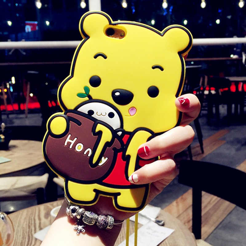 Samsung Galaxy A7 A5 A3 Note 3 4 5 E7 E5 2015 2016 2017 Case Winnie the Pooh