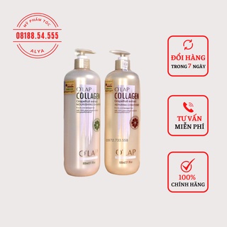 Cặp dầu gội xả olap collagen siêu mềm mượt 800ml x 2. hàng chính hãng