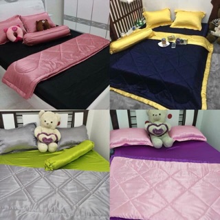 Bộ ga phi lụa thái Tuấn 1m6 (hình thật 100%)