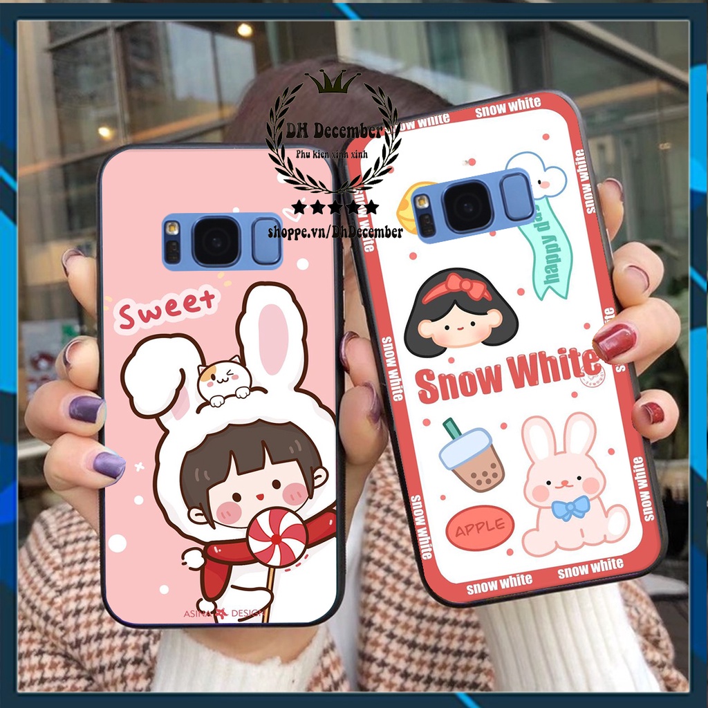 Ốp lưng Samsung S8 / S8 PLUS in hình 3D lucky, gấu Beer xinh xắn - KHÔNG NÊN BỎ LỠ