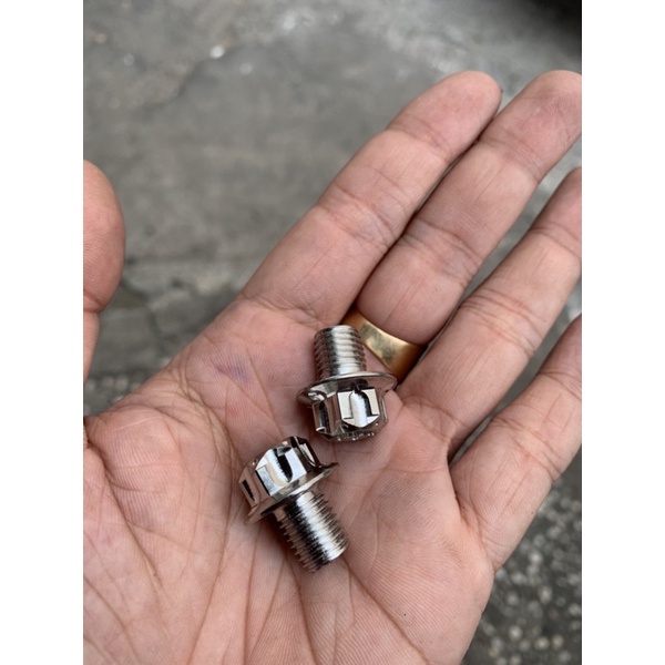 Ốc kiếng salaya inox honda yamaha