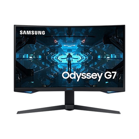 Màn hình cong Samsung Odyssey G7 LC27G75TQSEXXV 240 Hz - tặng 01 Cổng chuyển USB Type C sang HDMI