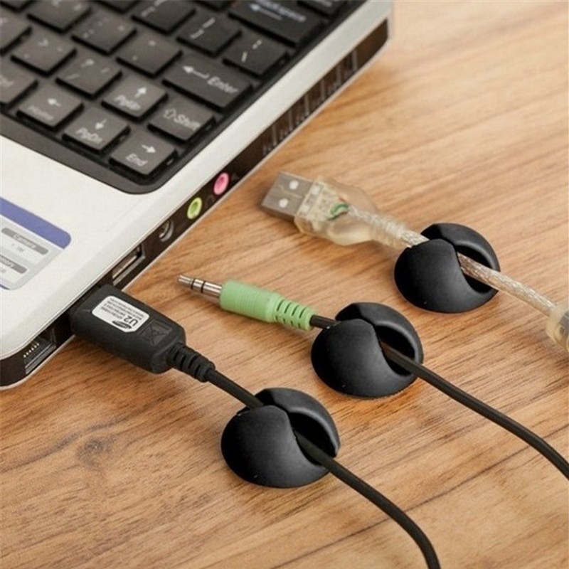 Bộ 5 dụng cụ giữ dây cáp gọn gàng tiện dụng