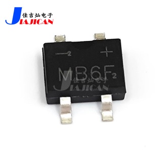 Cầu chỉnh lưu mb6f sop-4 1a 600v chip lớn siêu mỏng