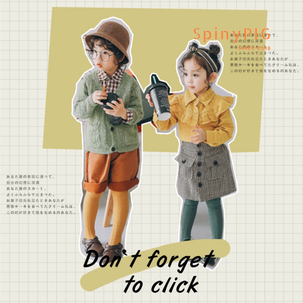 Quần tất cho bé 1-8 tuổi liền bàn hàng xuất Nhật chất liệu cotton co giãn nhiều màu cho bé