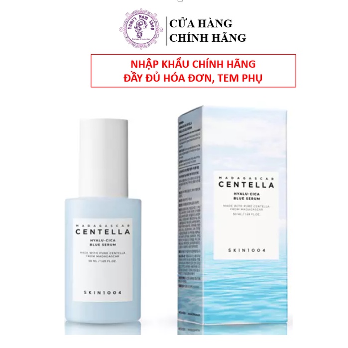 Tinh Chất Dưỡng Ẩm, Làm Sáng Da Skin1004 Madagasca Centella Hyalu-Cica Blue Serum 50ml