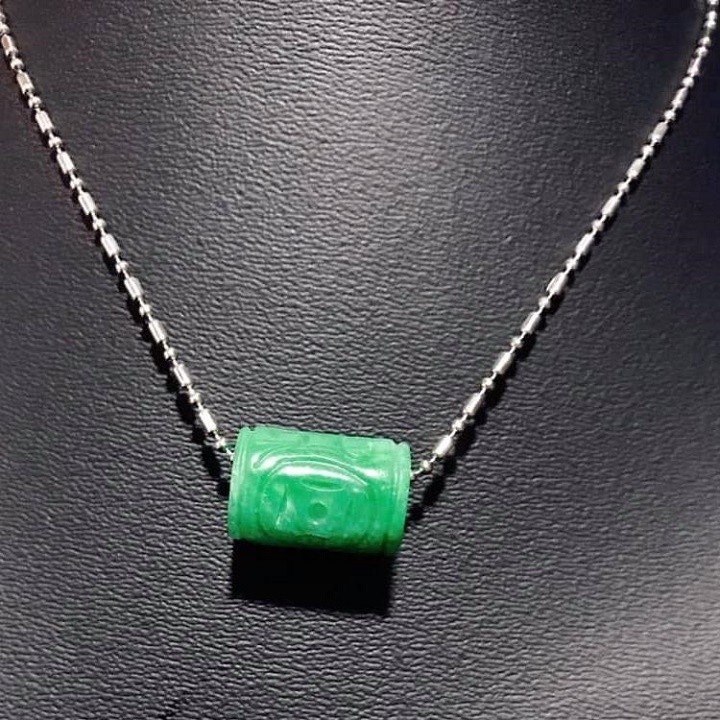 DÂY CHUYỀN LU THỐNG NGỌC MÀU SƠN THỦY - MẪU KHÚC