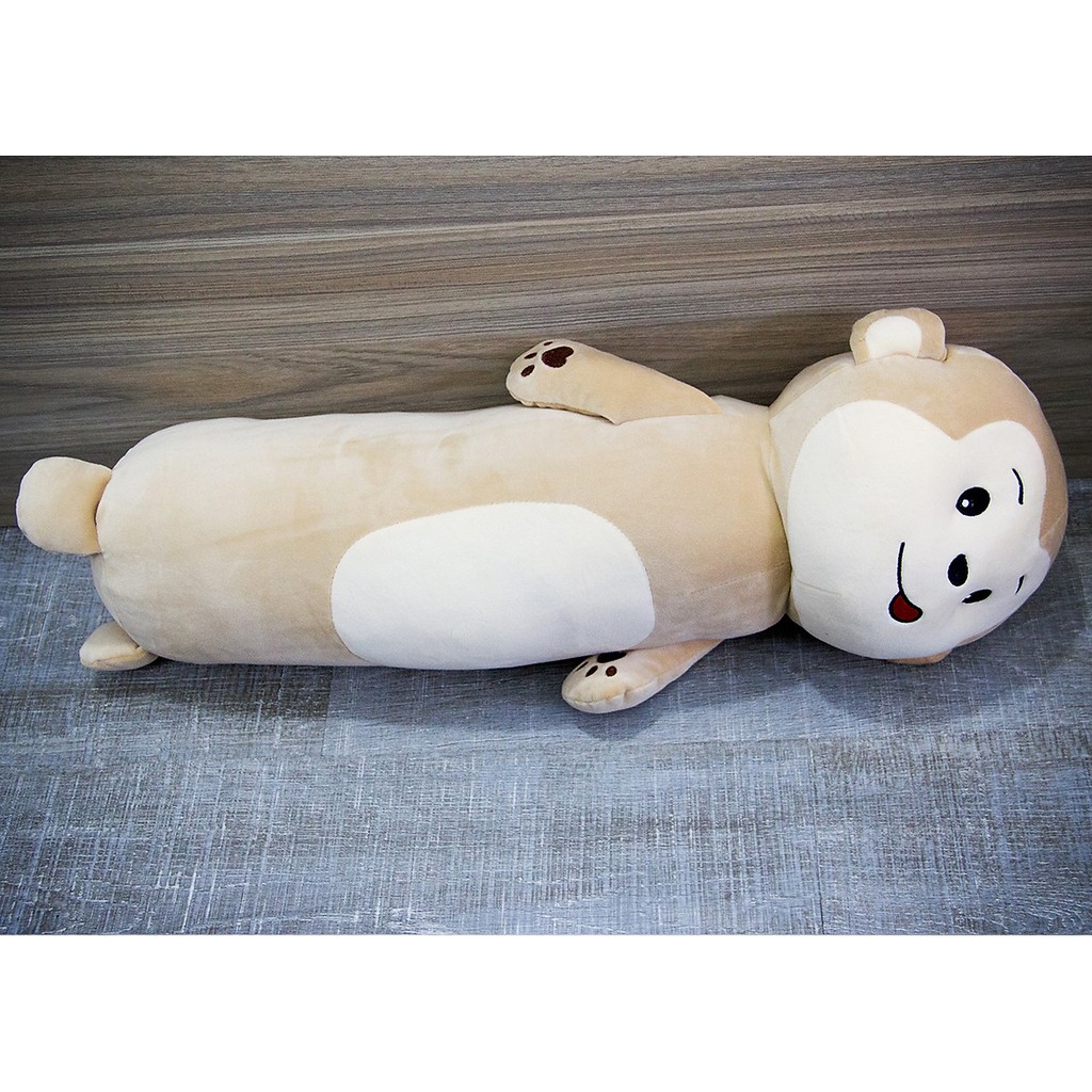 GỐI ÔM MINISO HÌNH CON KHỈ (65 CM) G60 (NÂU KEM)