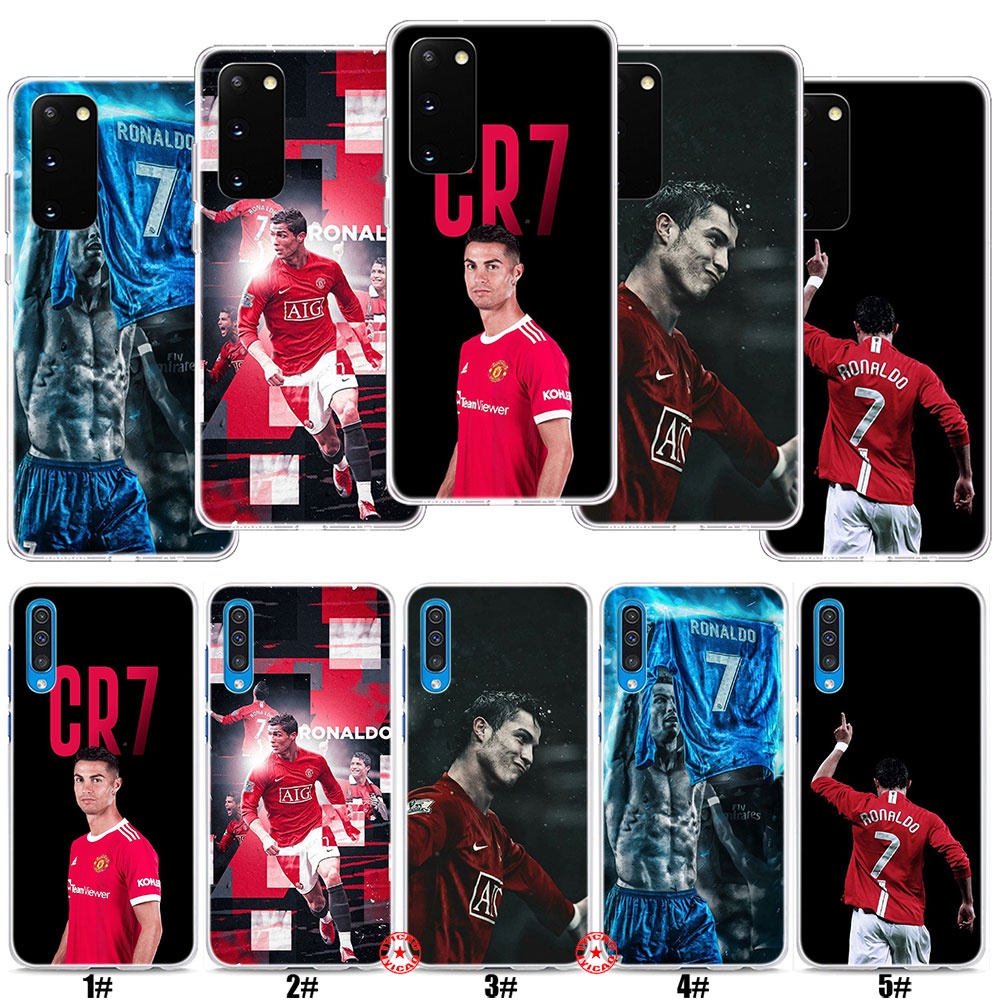 Ốp điện thoại in hình cầu thủ bóng đá ronaldo cr7 57vhh cho samsung galaxy m31 s10e s10 s9 s8 s7 edge plus