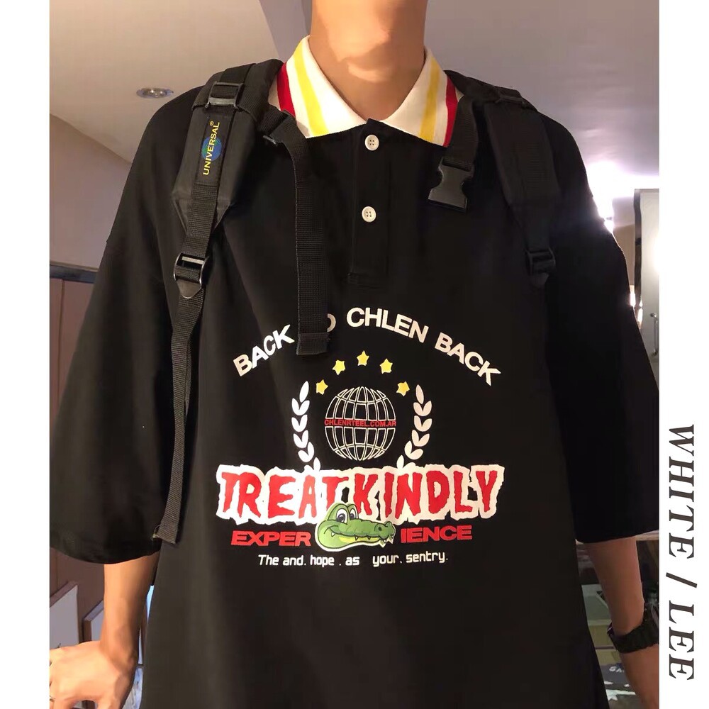 [Mã SKAMCLU7 giảm 10% Tối Đa 50K đơn 0Đ] Áo Polo oversize Treatkindly, JACKLANE, Áo polo cộc tay Unisex Jack Lane | BigBuy360 - bigbuy360.vn