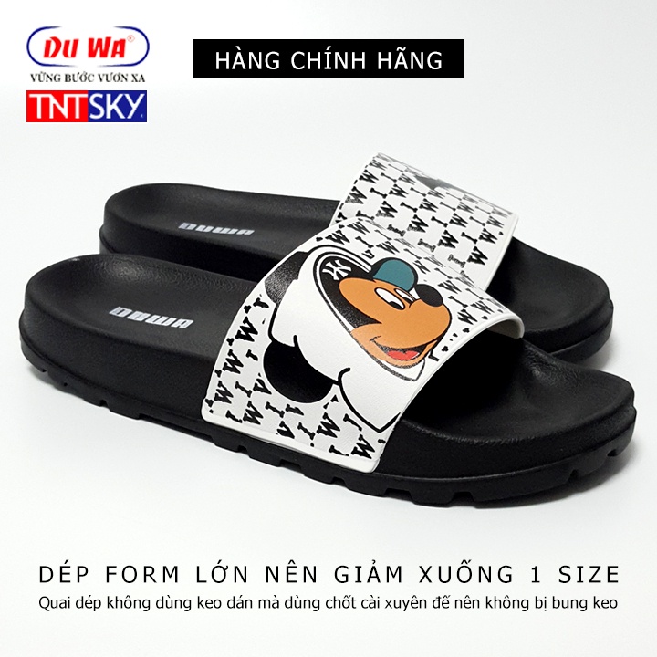 Dép nam, nữ quai ngang siêu nhẹ DUWA - Hàng chính hãng - SH9032 Đen