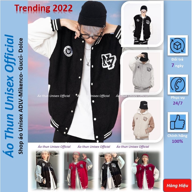 Áo Khoác N7 Bomber Nhung Tăm 2 Lớp Cao Cấp Varsity Jacket N7 STUDIO