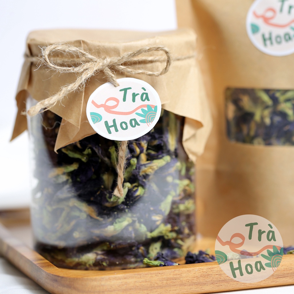 Trà Hoa Đậu Biếc sấy khô nguyên bông - Kiểm soát đường huyết, Ngăn ngừa lão hóa sớm