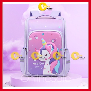 [Lớp 2-6] Balo chống gù 3D học sinh cho bé trai bé gái đi học tiểu học cấp 1 cấp 2 cặp xách từ lớp 2-6 Size 41cm