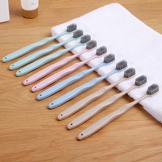 Set 10 Bàn Chải Đánh Răng Lông Mềm Đầu To E 871 Cho Người Lớn