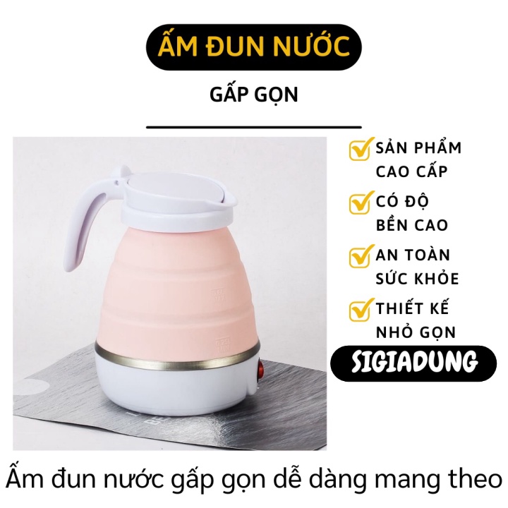 [SGD] Ấm Đun Nước Mini - Nồi Nấu Nước Siêu Tóc Có Thể Gấp Gọn Tiện Lợi Cho Du Lịch 9779