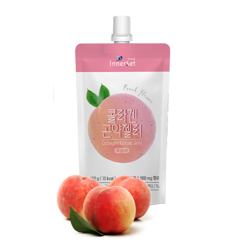 Thạch Uống Chiết Xuất Từ Trái Cây Innerset Konjac Jelly 150ml vị đào