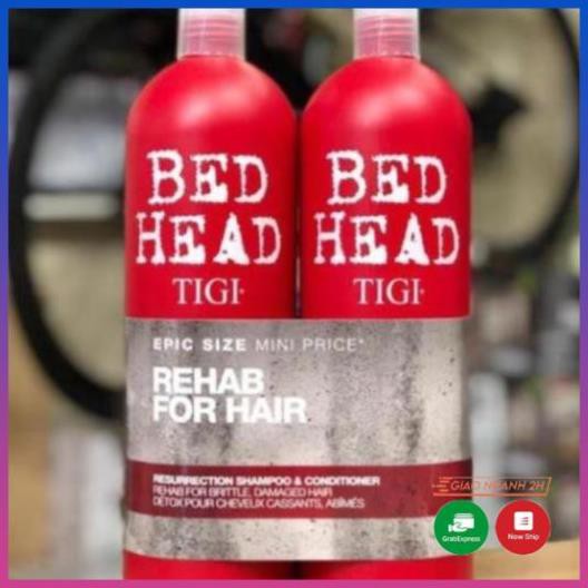 [Chính Hãng] [HÀNG HOT]  TIGI BED HEAD ĐỎ - CẶP DẦU GỘI + XẢ PHỤC HỒI HƯ TỔN - 2 CHAI 750ML Chuẩn chính hãng USA | BigBuy360 - bigbuy360.vn