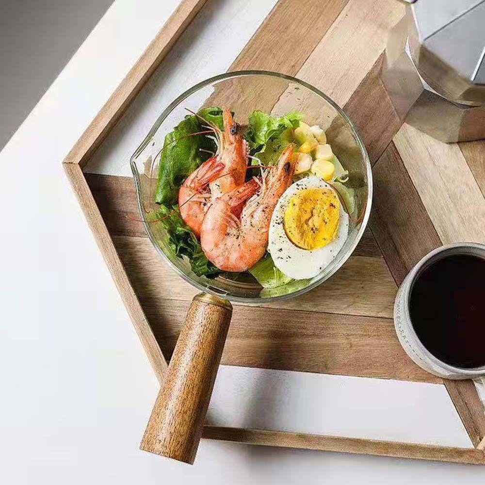Nồi Nấu Mì/Cháo Bằng Thủy Tinh Trong Suốt Dùng Cho Nhà Bếp