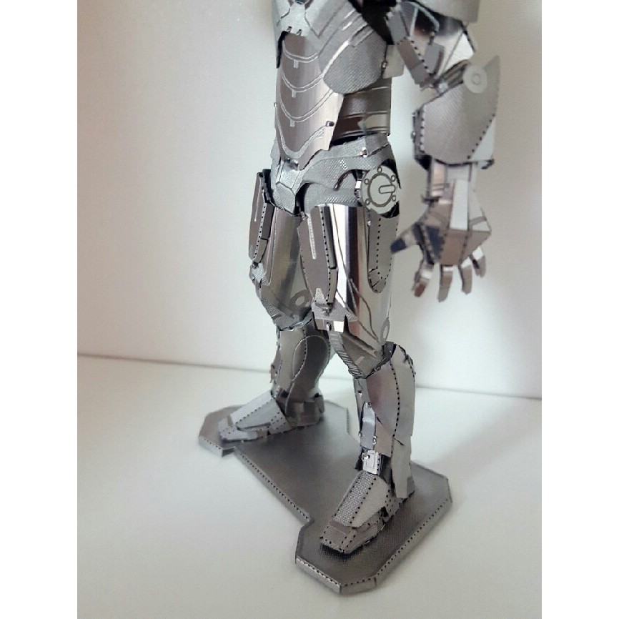 Mô hình 3D kim loại lắp ráp Iron Man Bạc [Chưa lắp]