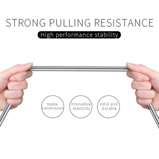 1 Pcs Metal Cable iphone Fast Charging 2.4A Data Cable High Speed Charger