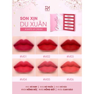 {Đủ 2 màu hot} - SON KEM LÌ ROSMAKE