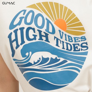 Áo thun Good VIBES GUMAC ATA434_TRANG