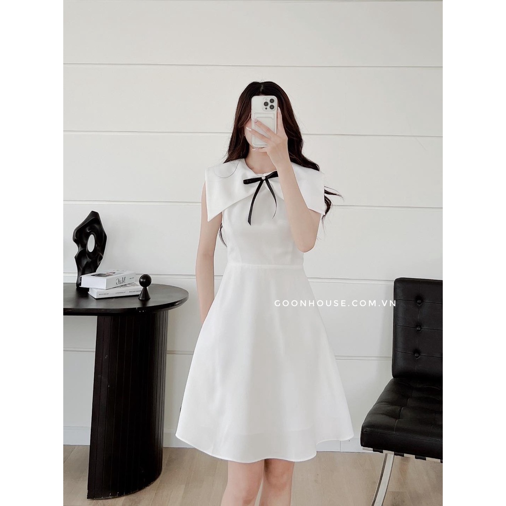 Dress Thiết Kế Dress cổ nơ