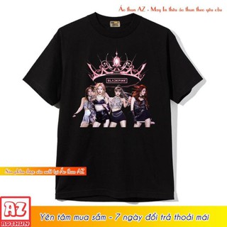HOT- HOT SALE- Áo thun màu đen in hình Blackpink Vương miệng The Album Lovesick Girls M2762 - giá tốt nhất
