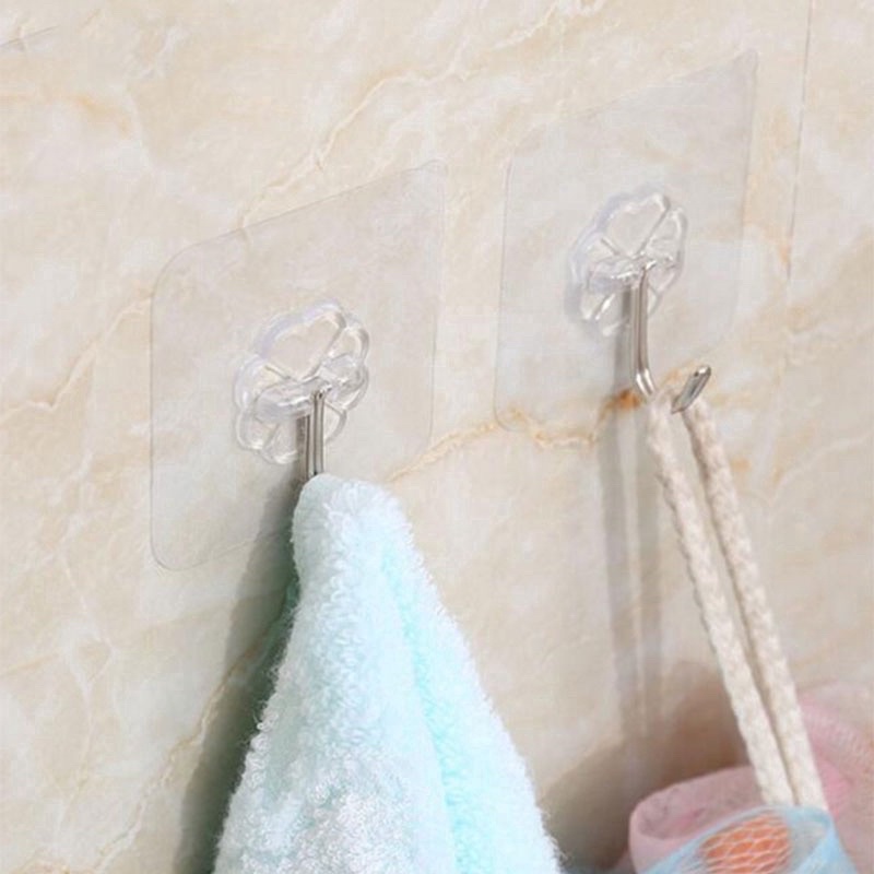 Móc dán tường trong suốt treo đồ tiện dụng