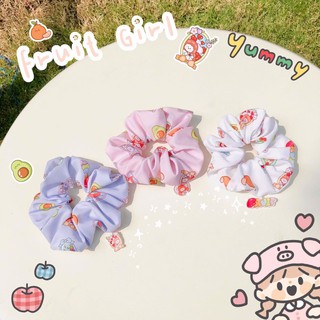 [Giá sỉ] Cột tóc Scrunchies Charm Fruit Girl- Thùy My Accessories