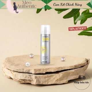 Xịt chống nắng crystal sun spray spf 50+ pa+++ chính hãng