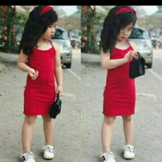 Đầm body bé gái