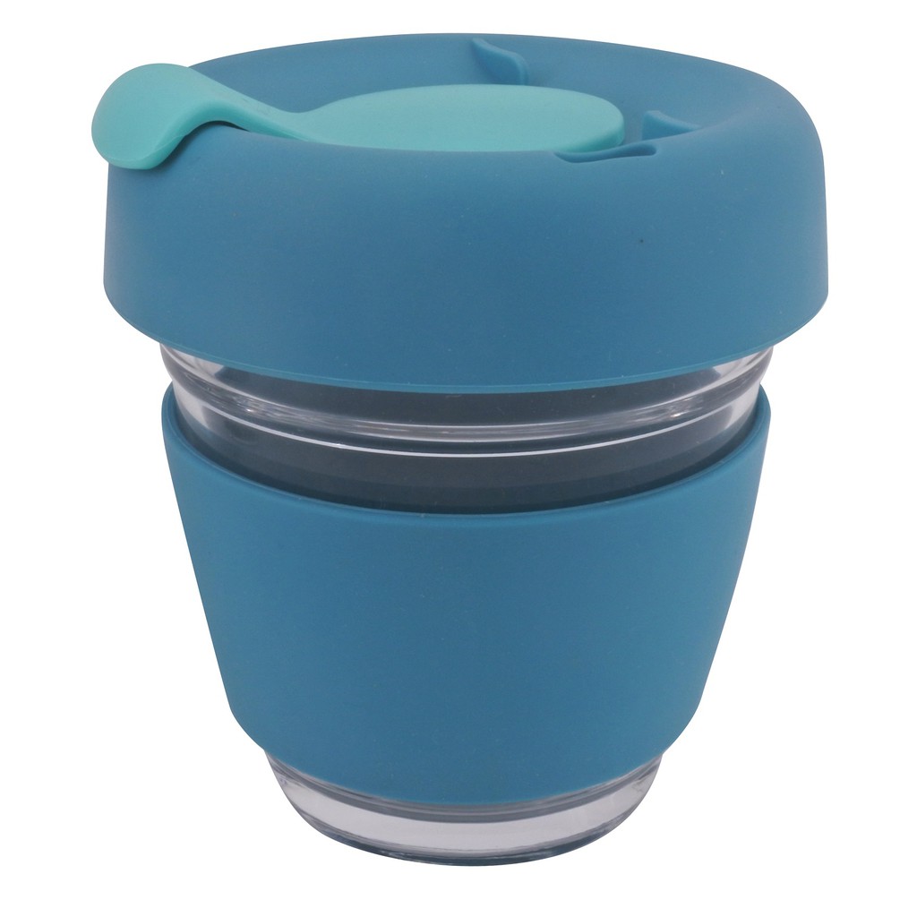 Ly thuỷ tinh 224ml Uncle Bills OB0377 có nắp chống tràn