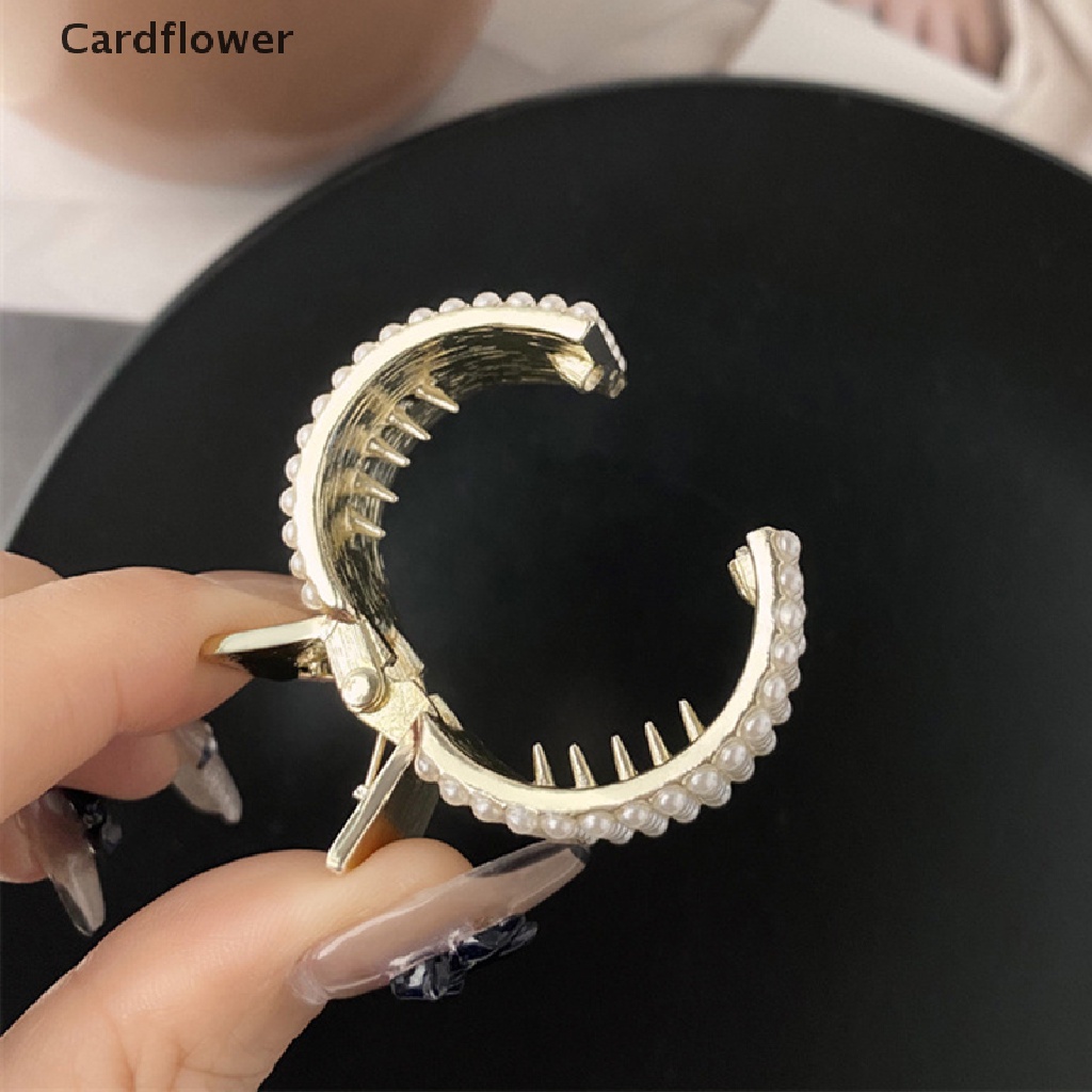 &lt; Cardflower &gt; Kẹp Cố Định Tóc Đuôi Ngựa Chống Chảy Xệ Mạng Internet Cao Cấp Cho Nữ