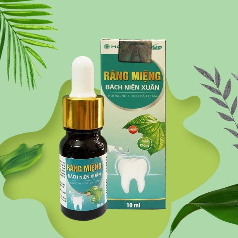 Răng Miệng Bách Niên Xuân Giúp Giảm Hôi Miệng Chắc Khoẻ Răng Hết Nhiệt Miệng Lọ 10ml