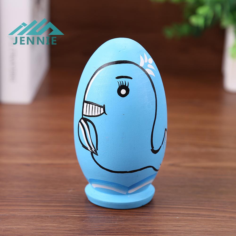 Búp Bê Nga Matryoshka Bằng Gỗ 5 Lớp Vẽ Tay Phong Cách Dân Tộc