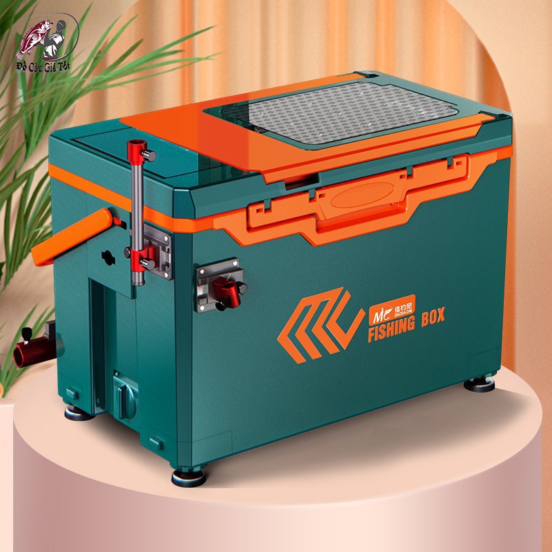 [Chính Hãng] Thùng Câu Đài Địa Hình MC Jiadiaoni 32L,  Phụ Kiện Câu Đài Cao Cấp