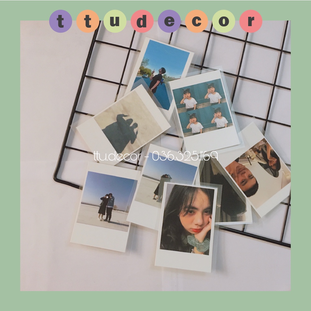 In Ảnh Polaroid nhiều size, ảnh ép plastic siêu bền, ảnh cute 6x9 - TTU.DECOR