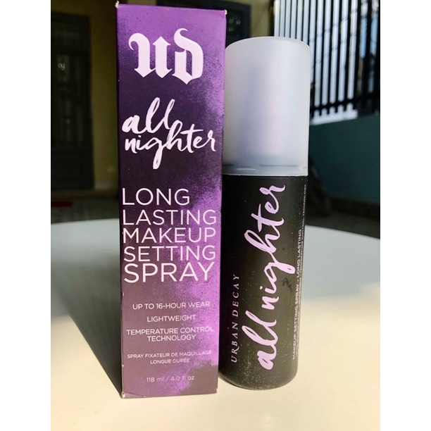 Xịt Khóa Makeup Urban Decay All Nighter Long Lasting Makeup Setting Spray - CHÍNH HÃNG | BigBuy360 - bigbuy360.vn
