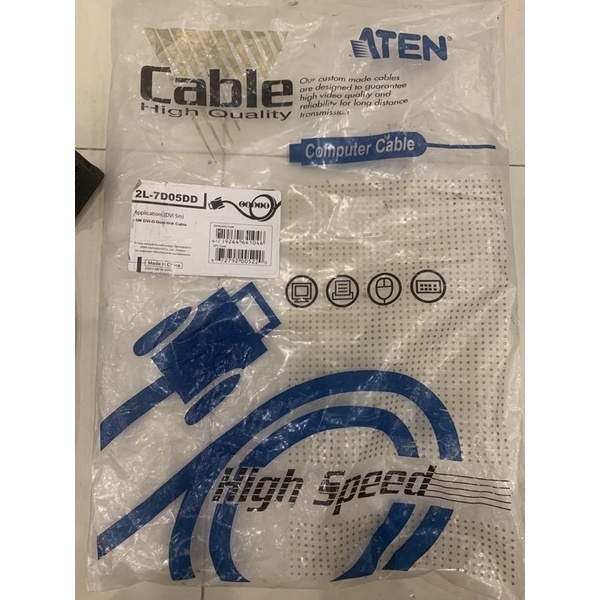(xả hàng) Dây cáp DVI sang DVI (Dual link DVI cable) 5 mét