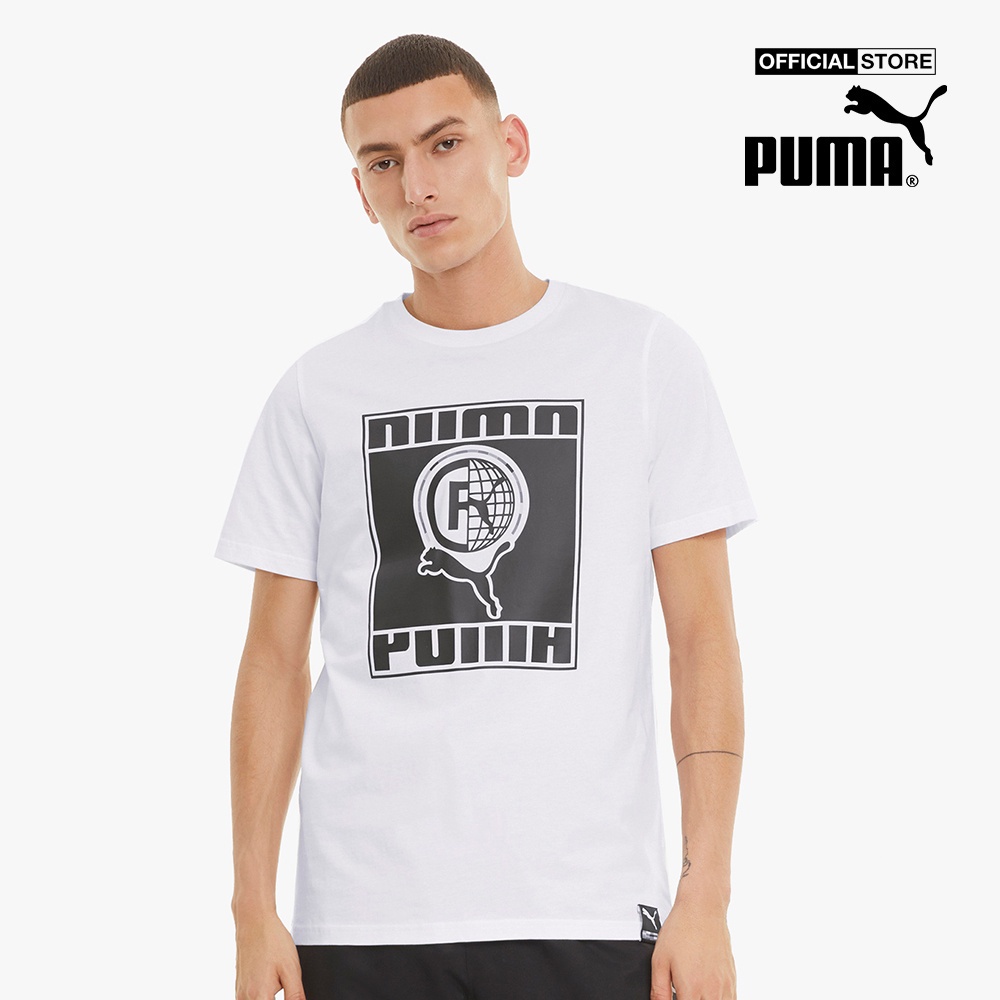 PUMA - Áo thun nam cổ tròn tay ngắn Sportstyle International-599804-02