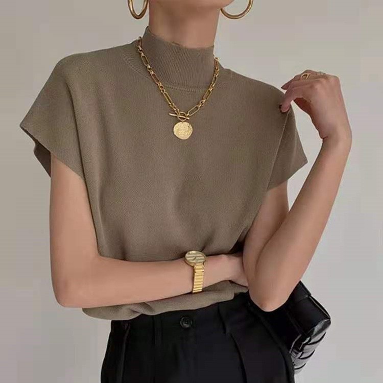 áo len dệt kim phong cách Châu Âu