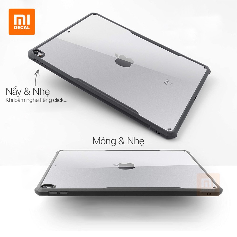 Ốp lưng XUNDD iPad Pro 10.5' / iPad Air 10.5'( 2019 ) / Air 3, Mặt lưng trong, Viền TPU, Chống sốc | BigBuy360 - bigbuy360.vn