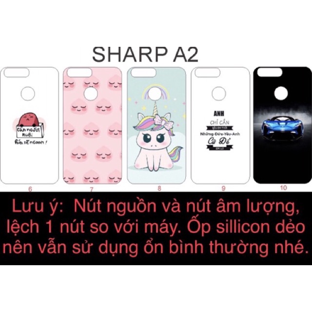 Ốp lưng Sharp A2 hình (P1)