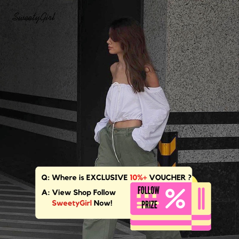 Áo Thun Crop Top Tay Dài Màu Trơn Thắt Nơ Gợi Cảm Thời Trang 2022 Cho Bạn Gái