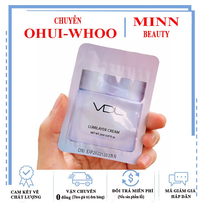 Gói Kem Dưỡng Trắng Ban Ngày Nâng Tone Da Vdl Lumilaver Cream 2ml