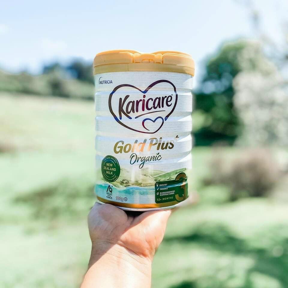 Sữa Karicare Organic 1,2,3 900g Úc