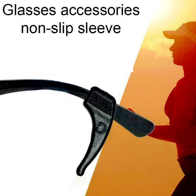✨✨Cặp móc gắn kính mắt đeo tai chất liệu silicon chống trượt chống rơi tiện lợi