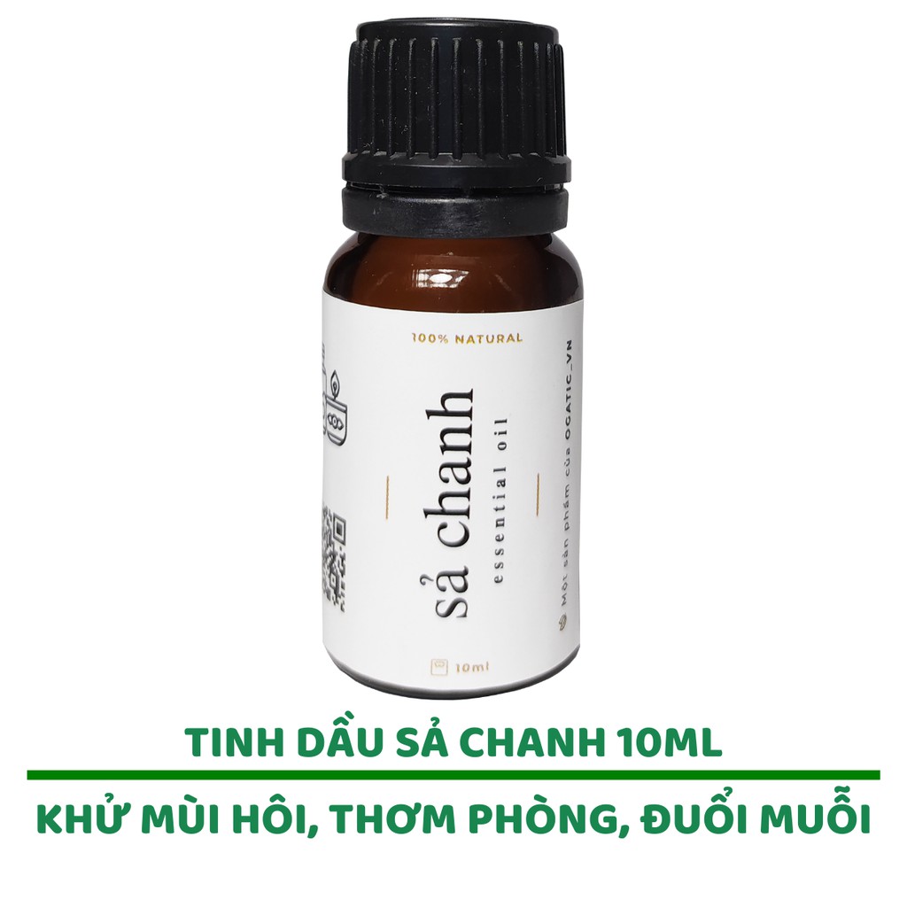 Tinh dầu thiên nhiên nguyên chất Ogatic_vn - nhiều mùi 10ml - TD001